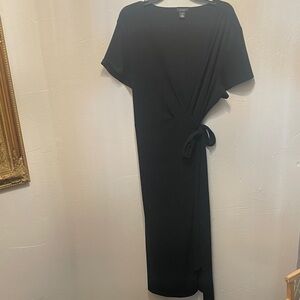 Halogen Asymmetrical Black Dress